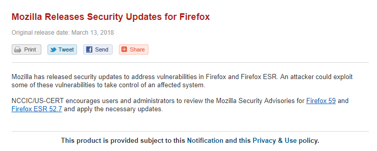 Mozilla Firefox 多個漏洞